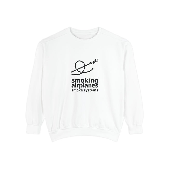 Smoking Airplanes Logo Crewneck