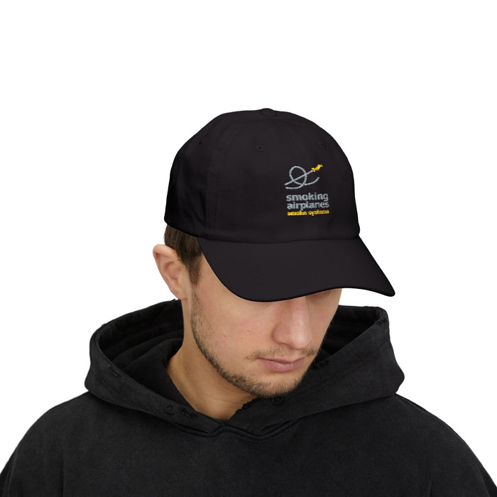 Smoking Airplanes Logo Embroidered Hat