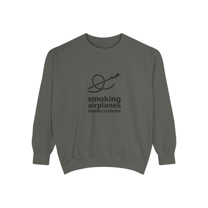 Smoking Airplanes Logo Crewneck