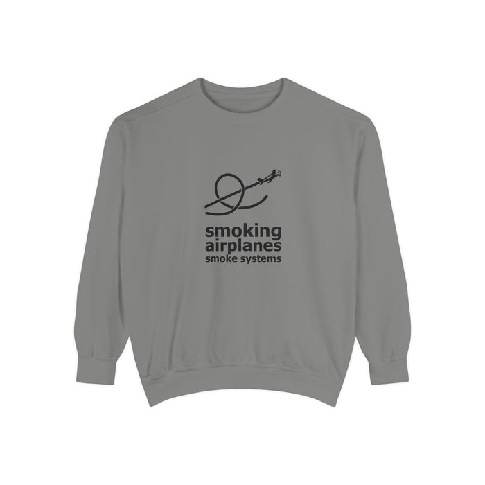 Smoking Airplanes Logo Crewneck